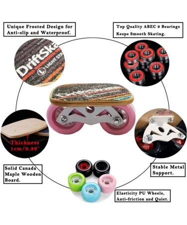 Outdoor Freeline Roller Skates with PU Wheels and ABEC-9 Bearings - Pink Maple Wooden Plates - Buy Online on GoSupps.com