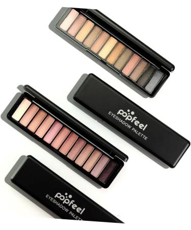 PLAFOPE 2pcs 12 Eyeshadow Pallet Eye Shadow Palettes Makeup Palette Eyeshadow Powder - Buy Online on GoSupps.com