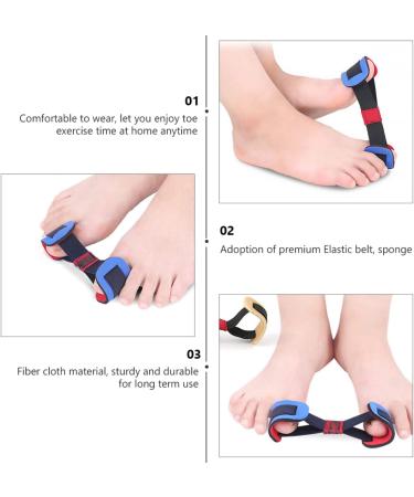 Healifty Clip Board - 16pcs Bunion Correctors for Men, Blue Strap Belts Foot Tool for Toe Valgus Realignment - Buy Online on GoSupps.com