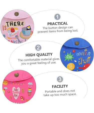 Gleavi 9-Piece Storage Bag Set for Women | Cosmetic Zipper Bags Wallets & Coin Pouches | Durable Canvas for Bandages & Tampons - Shop Internationally - Buy Online on GoSupps.com