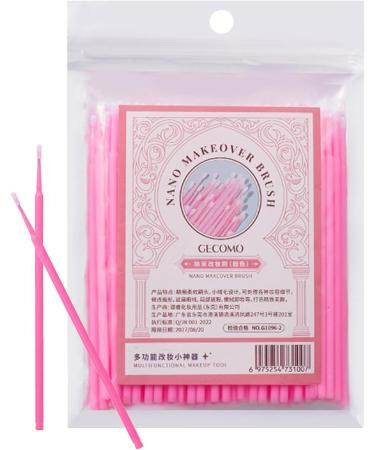 Eyelash Swabs Lash Applicator Brush Eyelash Swabs - Eyelash Applicator Soft Applicator Brush Eye Lashes Mascara Wands Mascara Brush Stick Pink - Buy Online on GoSupps.com