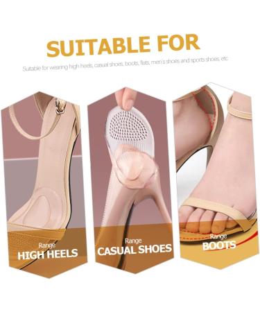 Buy Mobestech 3 Pairs Arch Support & Heel Grips - Ultimate Comfort for High Heels | Women's Gel Forefoot Pads & Heel Inserts - Buy Online on GoSupps.com