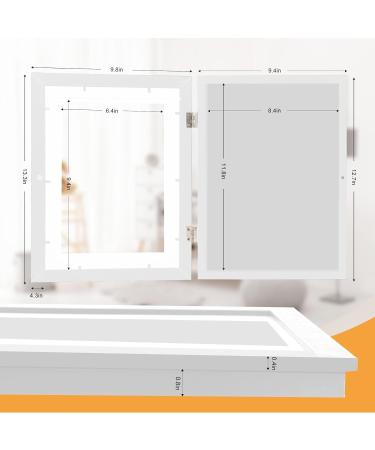 Buy BOKALAKA A4 Children's Drawing Picture Frames - Front Opening 2 White Frames for Kids Art Changeable Design - Buy Online on GoSupps.com