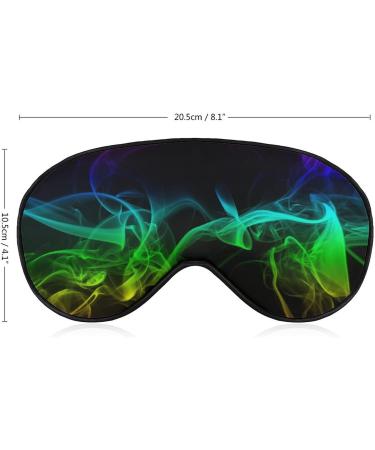 Colorful Smoke Sleep Mask for Women | Adjustable Eye Shades with Elastic Strap | Comfortable Night Sleep - Buy Online on GoSupps.com