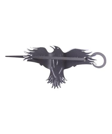 amangul Gothic Bat Hair Clips Nice Hairpin with a Black Barrette Crow Realistic Hairpin Bat Bird Hair Stick for Women Girl