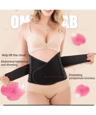 XWSM Postpartum Recovery Back Support Belt | Women s Lumbar Spine Decompression | Black M/Medium | Abdominal Weight Loss Aid - Buy Online on GoSupps.com