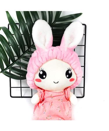 Beaupretty Bunny Ears Headband for Girls & Women - Dark Pink Makeup Hairband & Headdress - Buy Online on GoSupps.com