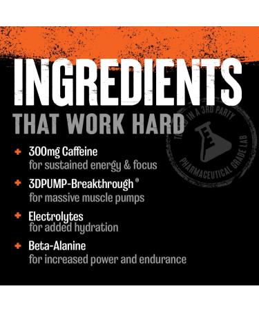 Animal Primal Muscle Hydration + Preworkout Powder Contains Beta Alanine 3DPump Caffeine & Electrolytes Improves Energy Focus Endurance & Absorption New Blood Orange Flavor 17.7 oz NEW Blood Orange 25 Servings (P  - Buy Online on GoSupps.com