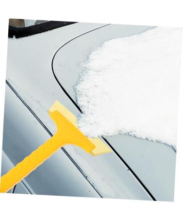 FOMIYES Beef Tendon Scraping scraper Ice Scraper deicer snow Snow for Car car deicer snow plow short handle 34.00X16.00X1.50CM Yellow - Buy Online on GoSupps.com