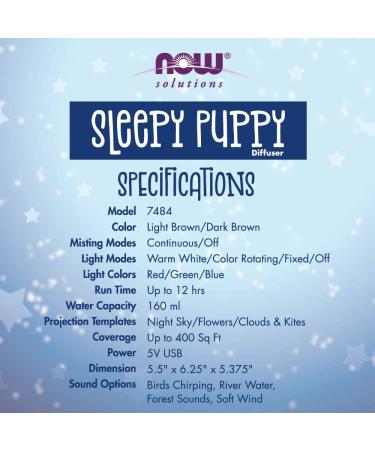 Now Foods Sleepy Puppy Diffuser - Calming Aromatherapy Diffuser for Pets - Buy Online on GoSupps.com