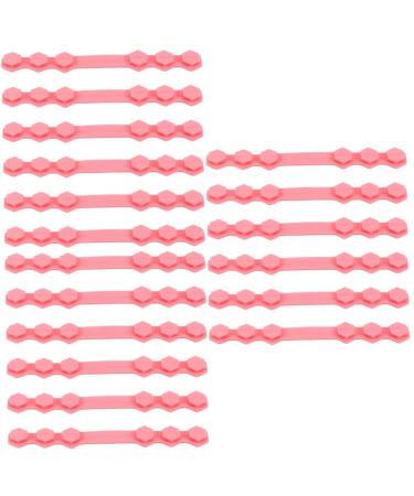 Ipetboom 30 pc mason hook mouth protection earreman mouth ear earrings wardrobe masking buckle feast lacerate for tab earlicks extend ear loosets bracket bracket pink