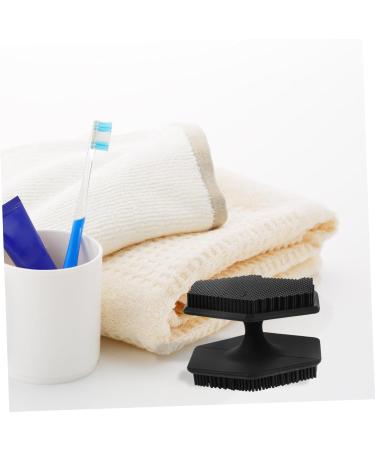 VINTORKY Face Brush Silicone Facial Cleansing Brush Facial Cleansing Brush Exfoliator Face Cleansing Brush Face Exfoliator Facial Wash Brush Face Scrub Double Sided Scrubber Silica Gel 6.50X6.50X4.00CM Black - Buy Online on GoSupps.com