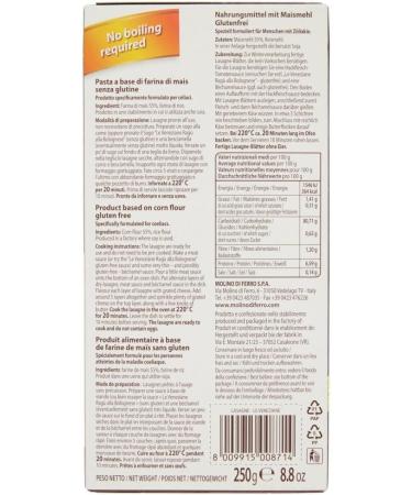  Italian Gourmet E.R. Le Veneziane Gluten Free Lasagna Gluten Free Gluten Free Gluten Free Pasta 250g + Italian Gourmet Pulp 400g - Buy Online on GoSupps.com