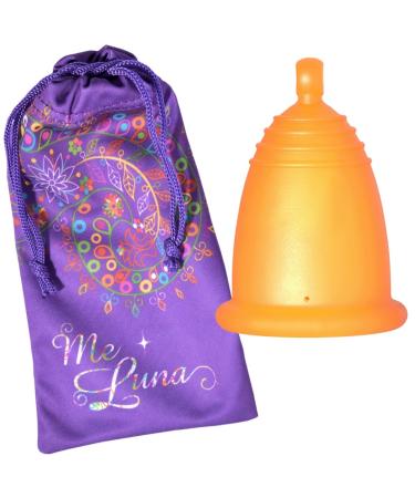 Me Luna Menstrual Cup Classic Ball Orange Size S
