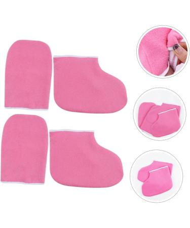 Moufles la Paraffine et Pantoufles Isolants Thermoth rapie Spa Mains et Pieds Soin Nourrissant Hydratant Salon et Domicile - Buy Online on GoSupps.com