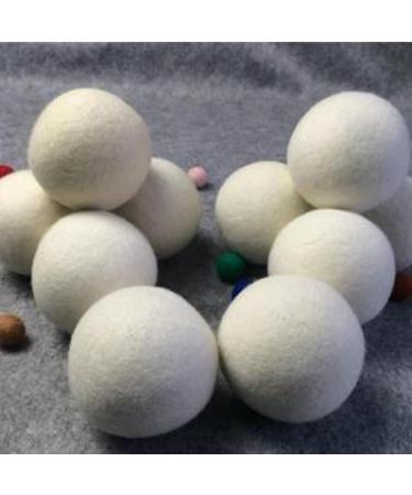 ZIEM 6Pcs 7CM Wool Balls Clothes Dryer Laundry Eco Friendly Softener Dehumidification Decrease Drying Time Washing Reusable Static Free - Buy Online on GoSupps.com