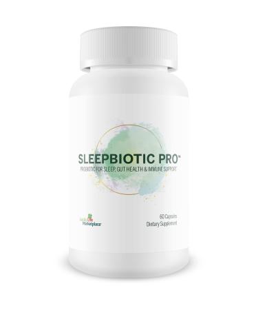 Sleepbiotic Pro - Multi-Strain Probiotic Sleep Support - Aid Gut Health & Immune Support - Promote Relaxation & Sleep Quality with Premium Probiotics - Lactobacillus & Bifidobacterium - 40 Billion CFU