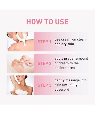 3Pcs 50ml Skin Lightening Cream Fading Dark Spots and Brightening Skin Body Bleaching Cream For Intimate Area Underarm Knees Elbows - Buy Online on GoSupps.com