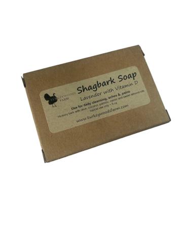 Shagbark Hickory Soap with Vitamin D - Violet Swirl | Nourishing Botanical Cleanser - International Shipping Available - Buy Online on GoSupps.com