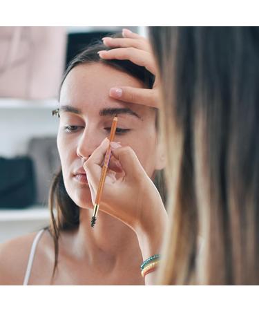 Eyebrow Definer Pencil - Makeup Pencil for Eyebrow | Retractable Pencil Eye Brown Makeup Brow Stylist Definer for Women Jpsdows Coffee Color - Buy Online on GoSupps.com