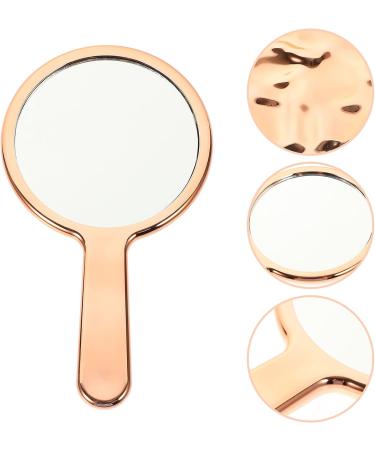 Minkissy Compact Round Hand Mirror with Handle | Makeup Mirror for Women and Girls - Buy Online on GoSupps.com