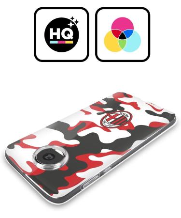AC Milan Camouflage Crest Soft Gel Case for Motorola Edge 30 Neo 5G | Officially Licensed by Head Case Designs - Buy Online on GoSupps.com