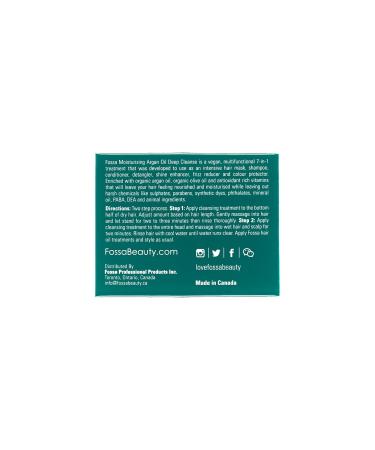 Fossa Hair Mask - 7-in-1 Argan Oil Treatment | Deep Cleansing Moisturizing Shampoo & Conditioner for All Hair Types | 237ml Colour Safe - Buy Online on GoSupps.com