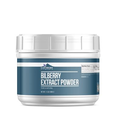 Earthborn Elements Bilberry Extract Powder 1.1 lb Pure & Natural Smoothies & Shakes Bilberry 17.43 Ounce (Pack of 1)