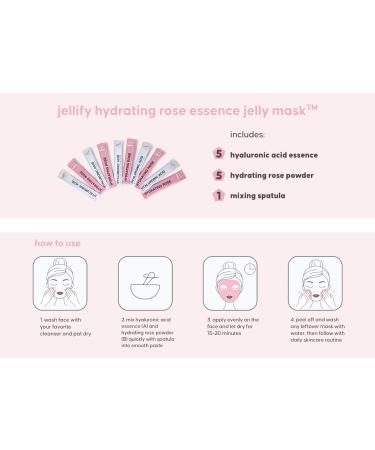 Essence Jelly Mask Hydrating Rose | DIY Peel-Off Facial Treatment with Hyaluronic Acid & Niacinamide | Home Spa Skin Care - Buy Online on GoSupps.com