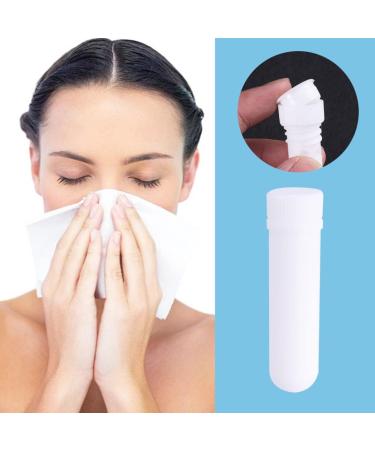 12pcs Refillable Nasal Aroma Tubes Kit for Oil Inhaler | Healeved Swab Essential Wick DIY Set | Portable Container with Cotton Blank Sticks - Buy Online on GoSupps.com