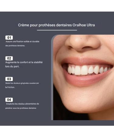 Adh sif Pour Dentier - Colle Dentaire Fixation Forte | Soin Confortable Doux avec Scellage tanche pour Grand-P re Grand-M re Famille Femmes Hommes Amis Adultes - Buy Online on GoSupps.com