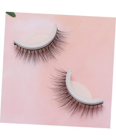 1pc No Glue Eyelashes Faux Eyelashes Artificial Eyelashes Fake Lashes Wispy Eyelashes Natural Looking Eyelashes Half Eyelashes Reusable Eyelashes Stick on Eyelashes Fluffy Set 3d - Buy Online on GoSupps.com