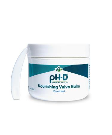 pH-D Feminine Health Nourishing Vulva Balm - Vulva Moisturizer for Dryness Menopause Support Intimate Care - Reduces Vulvar Dryness - 2 oz