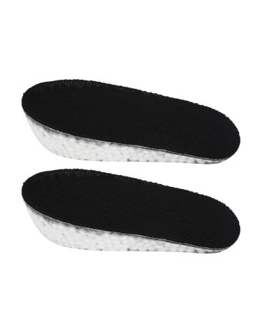 Premium Orthopedic Heel Lift for Heel Pain and Leg Length Discrepancies - Pair Height Increase Insole Half Heel Insert Shoes Lift Pad Taller Cushion(1.0 inch-Black) 1.0 Inch Black