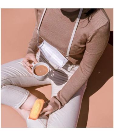 HUIZorbit Adjustable Mask Lanyard Kids Adults Ear Protection Mask Strap Holder with Buttons (6PCS-Dark Yellow) - Buy Online on GoSupps.com