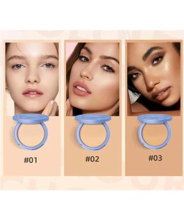 Matte Wet and Dry Powder Matte Perfection Pressed Powder Matte Smooth Setting Powder Makeup Oil Control Powder Waterproof Long Lasting Finishing Powder for All Skin (2# One size) 2# 1 g (Pack of 1) - Buy Online on GoSupps.com
