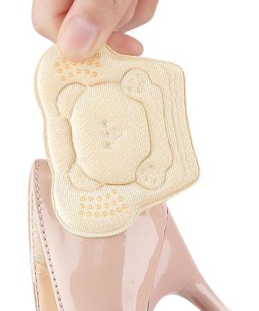 Buy Healvian 4 Pairs Cartoon Bear Heel Cushion Pads - Self-Adhesive Shoe Grips & Insoles Protectors for Oversized Shoes | International Shipping - Buy Online on GoSupps.com