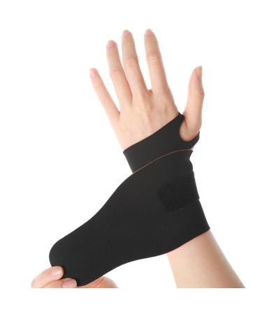 Ultra-Thin Compression Wrist Brace - Adjustable Support for Tendonitis Carpal Tunnel & Arthritis | Ideal for Sports & Work - Unisex - Buy Online on GoSupps.com