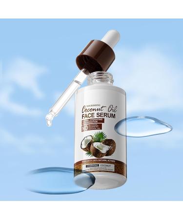 S rum intensif l'huile de coco l'huile de noix de coco - Cr me miracle anti-rides et hydrate - Soin intensif pour peaux s ches - Soin en profondeur pour une peau clatante - Apaise et lisse pour - Buy Online on GoSupps.com