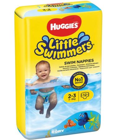 Huggies Little Swimmers Swim Diapers Size 2/3 - 12 Pack for Babies | Best International Shipping - Buy Online on GoSupps.com