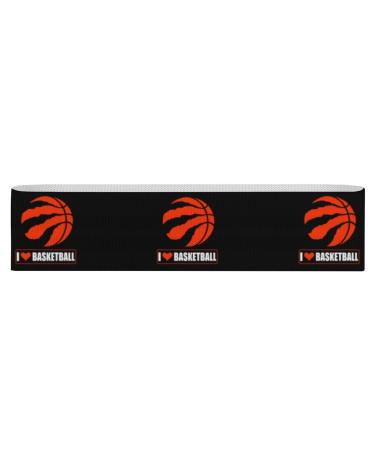 I Love Basket Ball Resistance Bands for Working Out Non-slip Legs Booty Yoga Straps Physical Therapy Aids