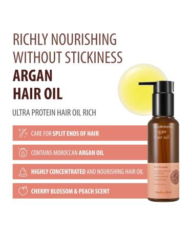 Nourishing Argan Hair Oil for Split-End Care and Healthy Shine - Moroccan Argan Oil Formula for Moisture, Volume, and Frizz Control - Buy Online on GoSupps.com
