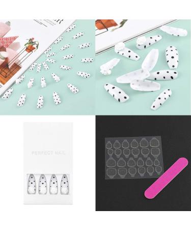 Sethexy Lange White Ballerina Nails - Glossy Acrylic False Fingernails for Women & Girls | 24 PCS Nail Art Tips - International Shipping - Buy Online on GoSupps.com