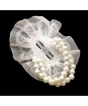 Sovenny 12 Piece Elastic Pearl Wrist Corsage Bands for Wedding Prom - White Wristlets - Buy Online on GoSupps.com