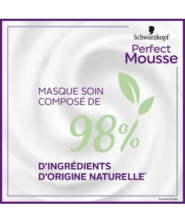 Schwarzkopf - Perfect Mousse - Hair Color - Permanent Mousse without Ammonia - Care Mask 96% ingredients of natural origin - Blonde 800 1 Unit (Pack of 1) - Buy Online on GoSupps.com