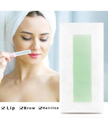 Waxing strips - Non-permanent hair removal for the face mustache and upper lip. Instant strips - Buy Online on GoSupps.com