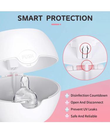 TAISHAN Portable UV Sterilizer Case - Kills 99.99% of Germs - Compact UVC Rapid Cleaner for Pacifiers, Toys, Toothbrush Head, Invisalign - Denture Cleaner Case - Buy Online on GoSupps.com