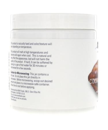 Now Foods Cocoa Butter 7 oz (Pack of 2) - 100% Pure | Best Quality Cocoa Butter - Buy Online on GoSupps.com