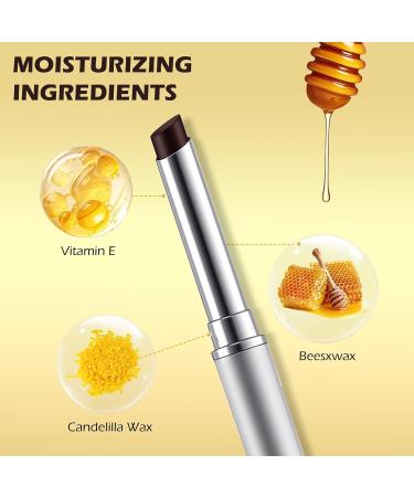 2PCS Honeynoir Honey Lipstick Lip Balm Set | Sheer Hydrating Lipstick for All Skin Tones Nourishing Lip Balm | Natural Lip Care for Dry Lips | Long-Lasting Moisturization Non-Sticky(Black & Pink) - Buy Online on GoSupps.com