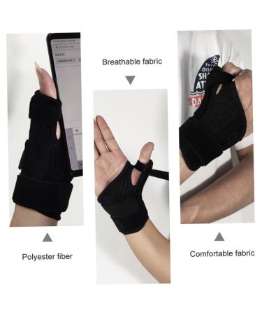 FRCOLOR Wristband Splint Retainer Holder - Thumb Stabilizer & Hand Support - Protective Polyester Herringbone Fitness Strap - Buy Online on GoSupps.com
